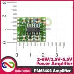 MODULE MINI POWER AMPLIFIER PAM8403 MINI 2-8W SPEAKER 2.5V-5.5V KELAS D CLASS - Image 4