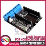 L293 L293D MOTOR DRIVER SHIELD FOR NODEMCU DOIT WIFI ESP8266 BOARD - Image 3