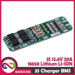 3S 12.6V CHARGER CHARGING 18650 LITHIUM LI-ION BATTERY BMS PROTECTION 20A MODULE - Image 3