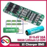 3S 12.6V CHARGER CHARGING 18650 LITHIUM LI-ION BATTERY BMS PROTECTION 20A MODULE