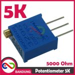 POTENSIOMETER 5K POTENTIOMETER POTENSIO TRIMPOT MULTITURN VR 3296W-1-502LF 502 - Image 3