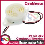 SFM-27 BUZZER SPEAKER ACTIVE PIEZO CONTINOUS 3V-24V 3-24V