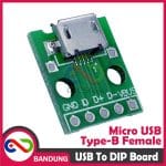 USB MICRO TYPE B FEMALE TO DIP ADAPTER CONVERTER 2.54MM PCB BOARD FOR ARDUINO - Image 5