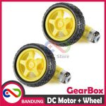 RODA MOTOR DC GEAR BOX SET SMART CAR 1 48 DIY ARDUINO RASPBERRY - Image 5