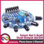 INFRARED IR FLAME SENSOR API 5 ARAH FIRE SENSOR MODULE 5 CHANNEL DUAL OUTPUT ADJUSTABLE - Image 5