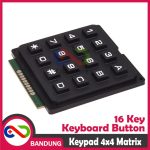 KEYPAD 4x4 KEYBOARD MATRIX 4X4 PLASTIK KARET TIMBUL HITAM - Image 6