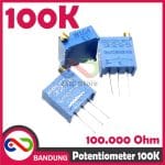 POTENSIOMETER 100K POTENTIOMETER POTENSIO TRIMPOT MULTITURN VR 3296W-1-104LF 104