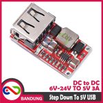 DC-DC USB STEP DOWN CONVERTER 6V-24V TO 5V 3A MODULE - Image 2