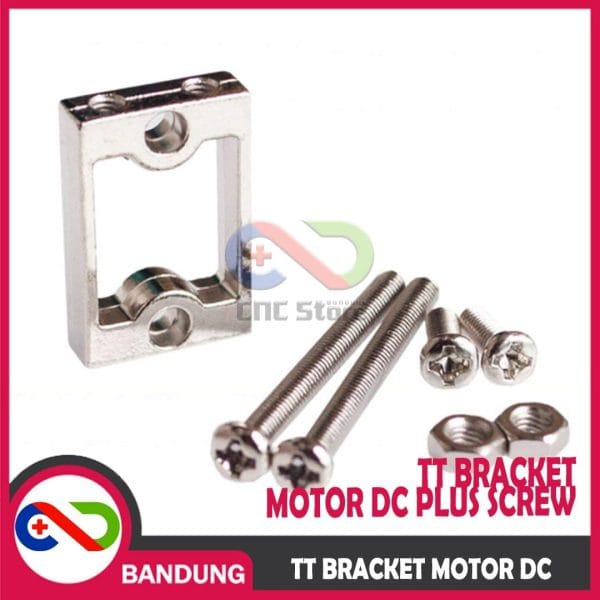 TT BRACKET MOTOR DC ALLUMUNIUM ALLOY SMART CAR WITH SCREW