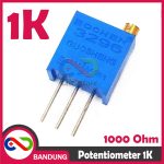 POTENSIOMETER 1K POTENTIOMETER POTENSIO TRIMPOT MULTITURN VR 3296W-1-102LF 102 - Image 3