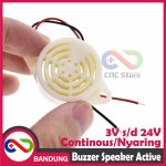 SFM-27 BUZZER SPEAKER ACTIVE PIEZO CONTINOUS 3V-24V 3-24V - Image 2