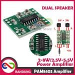 MODULE MINI POWER AMPLIFIER PAM8403 MINI 2-8W SPEAKER 2.5V-5.5V KELAS D CLASS