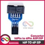 AVRISP USB ASP ISP CONVERTER 10P TO 6P BURN BOOTLOADER USBASP PROGRAMER ARDUINO AVRRIS - Image 4