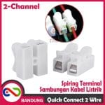 QUICK CONNECT 2 WIRE SPIRING TERMINAL FOR SAMBUNGAN KABEL LISTRIK