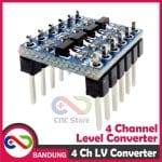 4 CHANNEL IIC I2C SPI SERIAL LOGIC LEVEL CONVERTER BI DIRECTIONAL 5V TO 3.3V MODULE