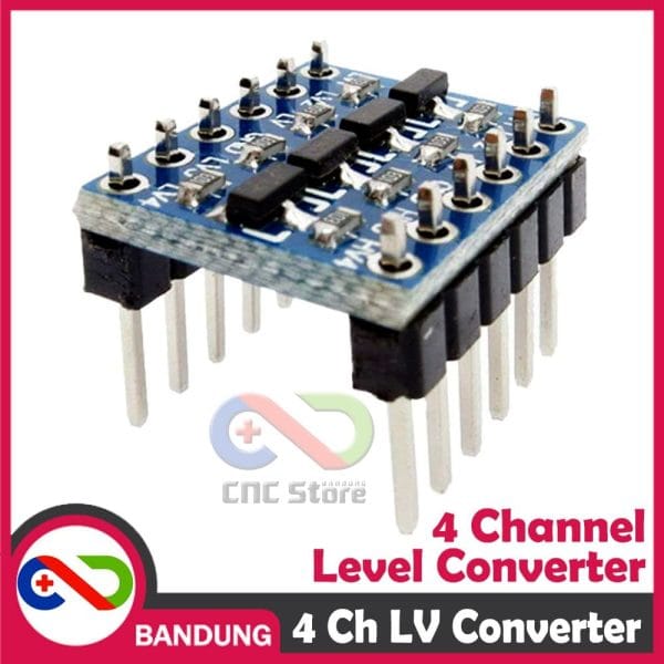 4 CHANNEL IIC I2C SPI SERIAL LOGIC LEVEL CONVERTER BI DIRECTIONAL 5V TO 3.3V MODULE