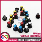 KNOB POTENTIOMETER POTENSIOMETER ROTARY WH148 15X17MM WHITE PUTIH - Image 5