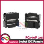 FC3-10P SOCKET SOKET AMPHENOL IDC 2x5 10PIN HEADER FEMALE FOR ISP - Image 3