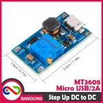 ADJUSTABLE STEP UP MT3608 BOOST DC MICRO USB 2A 2V-24V TO 5V-28V MODULE - Image 4