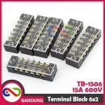 TERMINAL BLOCK 6X2 12 TITIK TB-1506 15A 600V - Image 5