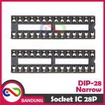 SOCKET SOKET IC DIP-28 DIP28 28P 28 NARROW - Image 5