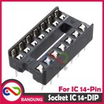 SOCKET SOKET IC DIP-14 DIP14 14P 14 NARROW - Image 2