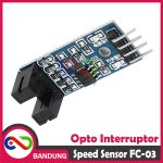 FC-03 IR INFRARED SPEED KECEPATAN SENSOR PHOTO OPTO INTERRUPTOR 4 PIN LM393 MODULE - Image 3