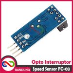 FC-03 IR INFRARED SPEED KECEPATAN SENSOR PHOTO OPTO INTERRUPTOR 4 PIN LM393 MODULE - Image 5