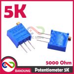 POTENSIOMETER 5K POTENTIOMETER POTENSIO TRIMPOT MULTITURN VR 3296W-1-502LF 502 - Image 4