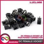 DC FEMALE SOCKET PCB POWER CONNECTOR SOKET 5.5X2.1MM 2.1X5.5MM3 PIN - Image 3