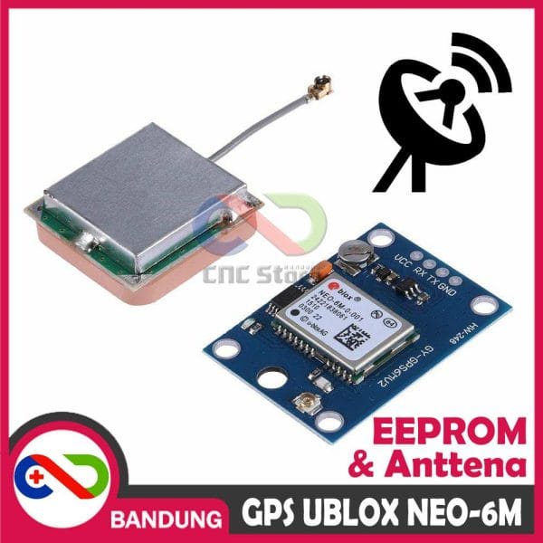 GPS UBLOX NEO-6M GY-NEO6MV2 WITH EEPROM & ANTENNA MODULE