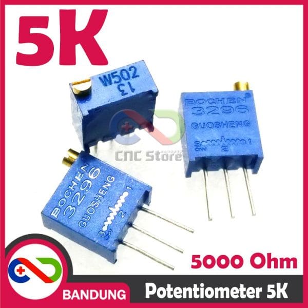 POTENSIOMETER 5K POTENTIOMETER POTENSIO TRIMPOT MULTITURN VR 3296W-1-502LF 502