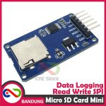 MICRO SD CARD MINI TF READER SLOT READ WRITE SPI MODULE FOR ARDUINO - Image 2