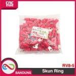 SKUN KABEL RING WARNA RV8-5 - kabel 8mm-5mm Baut 5mm. - Merah - Image 3