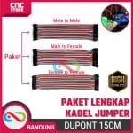 Paket Lengkap Kabel Jumper Dupont 15CM untuk Breadboard