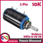 POTENSIOMETER POTENSIO WIREWOUND 10K PRESISI MULTITURN WXD3-13-2W 2W 3 KAKI - Image 4