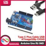 ARDUINO UNO R3 ATMEGA328P SMD CH340 ATMEGA328P TYPE-C PLUS KABEL DATA - Image 2