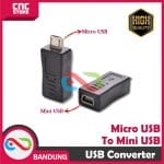CONVERTER MICRO USB TO MINI USB ADAPTER HP ARDUINO ESP STM32