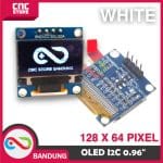 OLED LCD WHITE PUTIH 0.96 I2C IIC 128X64 DISPLAY MODULE - Image 3