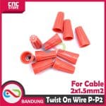 TWIST ON WIRE CONNECTOR SAMBUNGAN KABEL PUTAR SCREW LASDOP TERMINAL P - P2 - Image 2