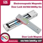 Electromagnetic Magnetic EM Door Lock Mlock Kunci Magnet 600/350/130Lbs 280/180/60Kg -12V 180KG