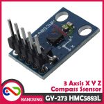 GY-273 HMC5883L MODULE SENSOR MAGNETOMETER COMPASS TRIPLE AXIS X.Y.Z - Image 4
