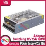 POWER SUPPLY SWITCHING 12V 15A HIGH QUALITY ADAPTOR JARING 180W