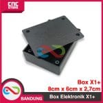 BOX ELEKTRONIK X1 PLUS KOTAK RANGKAIAN 8x6x2.7mm CASING BLACK BOX PROJECT - Image 3