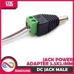 DC JACK MALE POWER ADAPTER 5.5X2.1MM BAUT SOCKET SOKET 2.1X5.5MM - Image 4