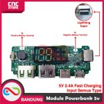 MODULE POWER BANK 5V 2.4A FAST CHARGING INPUT SEMUA TYPE - Image 3