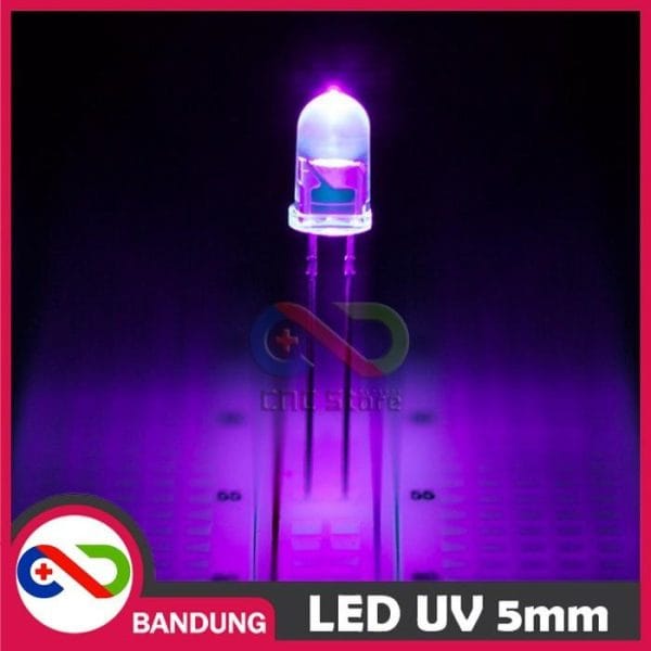 10PCS LED 5MM F5 UV ULTRA VIOLET ULTRAVIOLET UNGU SUPER BRIGHT CLEAR