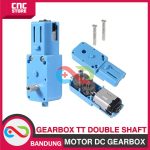 MOTOR DC GEARBOX METAL GEAR TT MOTOR DOUBLE SHAFT ALL METAL - Image 4