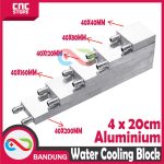 WATER BLOCK ALUMINIUM WATERBLOCK 40X200X12MM COOLING SYSTEM - Image 3