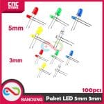 PAKET 1 BOX LED 5MM 3MM 5 COLOR RGBYW 100PCS - Image 3